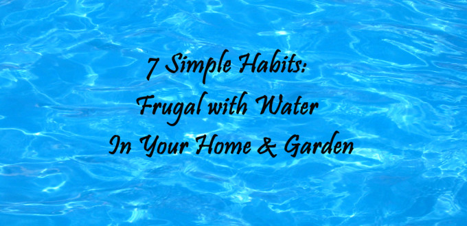 Frugal with Water 4