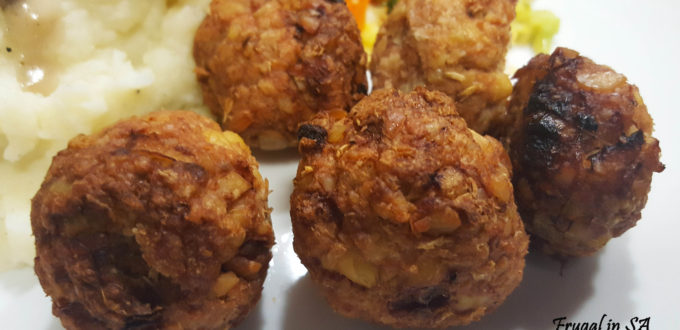 Soya Beans & Mince Meatballs