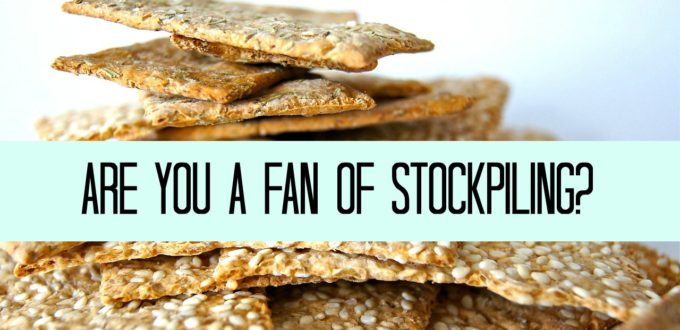 Are you a fan of stockpiling